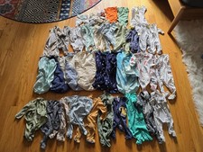Baby Boy Clothing Lot Newborn to 3 Months  Mixed Lot Of 35 Pieces Gently Used