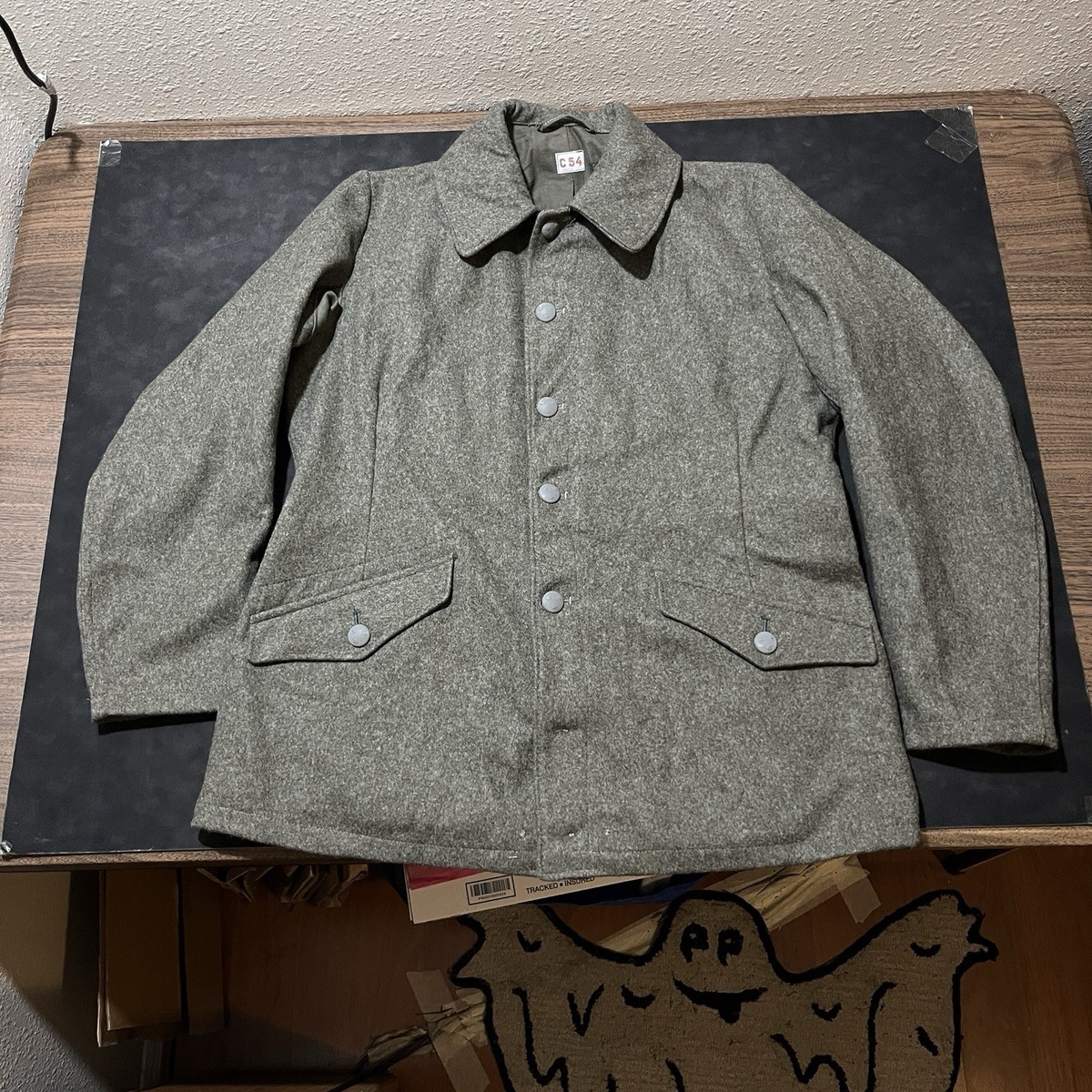 Vintage Swedish Army M59 Field Coat Jacket 1970s M90 Mod