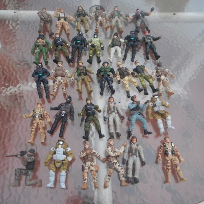 Lot Of 32 Chap Mei Military Rescue Superhero Space Poseable Action Figures