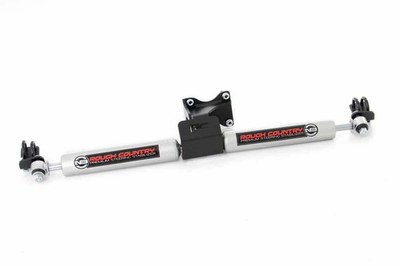 #ad Rough Country Dual Steering Stabilizer for Jeep Wrangler JK JKU 2007 2018 $149.95