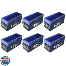 Nixitlo 600 Hard Card Sleeves Card Toploaders for Protection for Baseball Foo