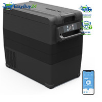 KüHlbox Kompressor 50L 12V Tragbar Mini-KüHlschrank FüR Auto Camping Schwarz