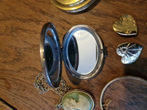 Vintage Costume Jewellery And Gold Plate Collection ,compacts,jewellery Box ,tin - Bild 11 von 24