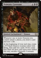 Demonic Covenant - Light Play MTG Commander: Duskmourn: House of Horror