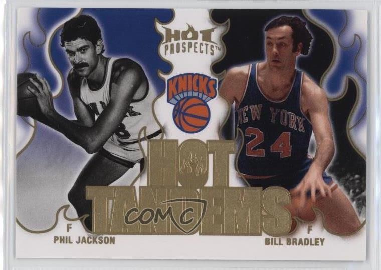 2008-09 Fleer Hot Prospects Tandems Phil Jackson Bill Bradley #HT-13 HOF 0qr0