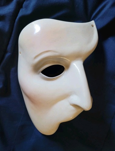 Andrew Lloyd Webbers Phantom of the Opera Ceramic Mask 1988 Hand Painted EX COND
