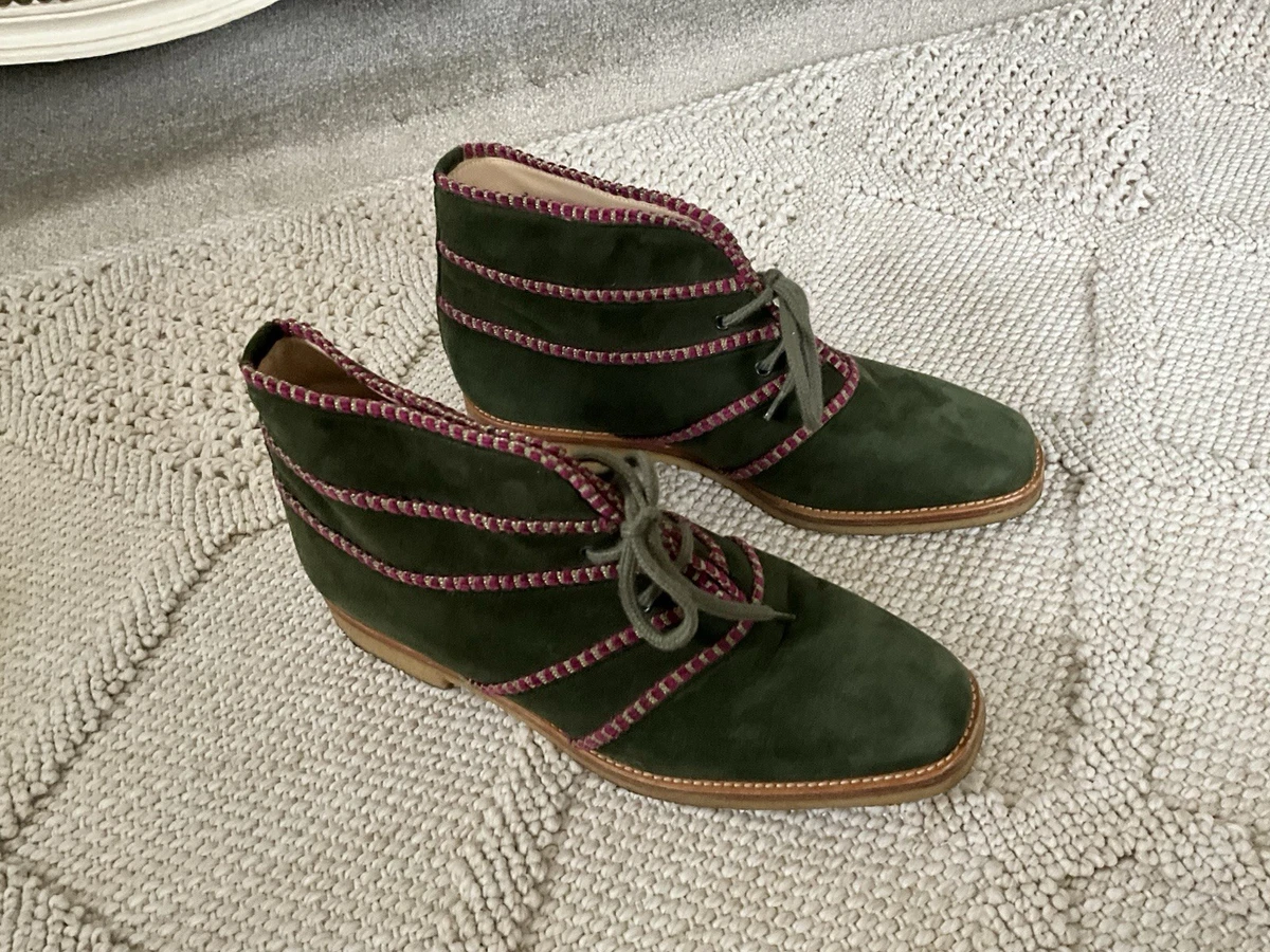 Bottes Cheville Manolo Blahnik En Cuir Marron Foncé - Taille 39, Talon Haut, Neuves Avec Boîte