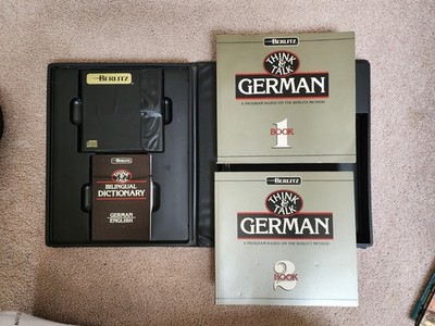 Berlitz Think & Talk German Course Books CDs Biligual Dictionary