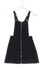 H&M Latzrock Damen Rock Gr. DE 32 schwarz Casual-Look