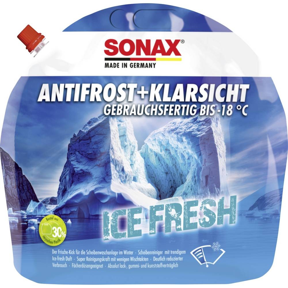 Sonax Ice-fresh 133495 protection anti-gel pour trajets hivernaux sereins