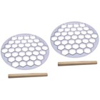 2 Sets Teigtaschenmaker Teigtaschenformer Knödelhülle Knödelform