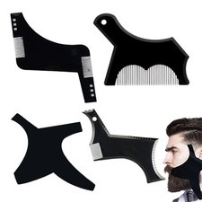 4PCS Trimming Beard Shaper Styling Comb Template Barber Tool Symmetry Shaping