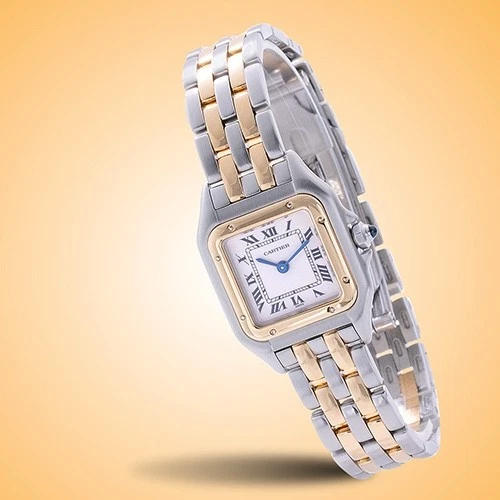 Cartier Panthère Small Size Quartz Yellow Gold / Steel Ladies Watch W25029B6 - Image 3 of 4