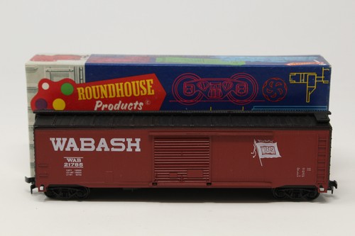 Coche de caja Wabash WAB 21785 rojo RTR escala HO 1209 50' Roundhouse | Zustand: Used