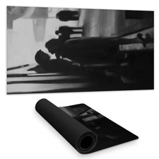 Begin Home Decor C1DM1531CKW33F 16 x 32 in. Monochrome Woman Desk Mat - Coupl...