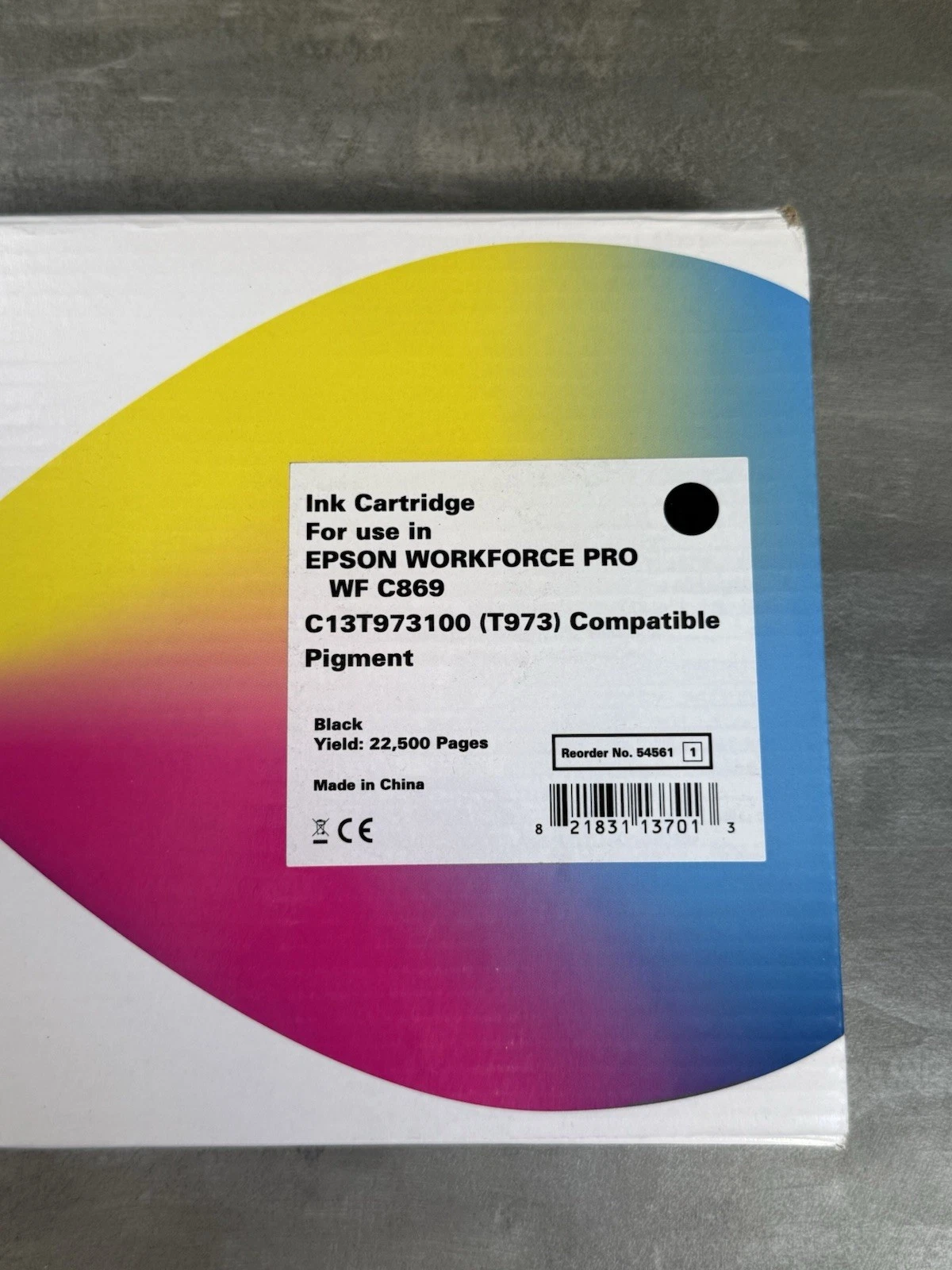 Katun Epson T9731 Black Compatible Ink For Pro WF-C869 C13T973100 - Brand New 2