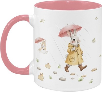 Easter Coffee Mugs 11Oz Bunny Mug, Cute Coffee Mug, Easter Gifts, Bunny