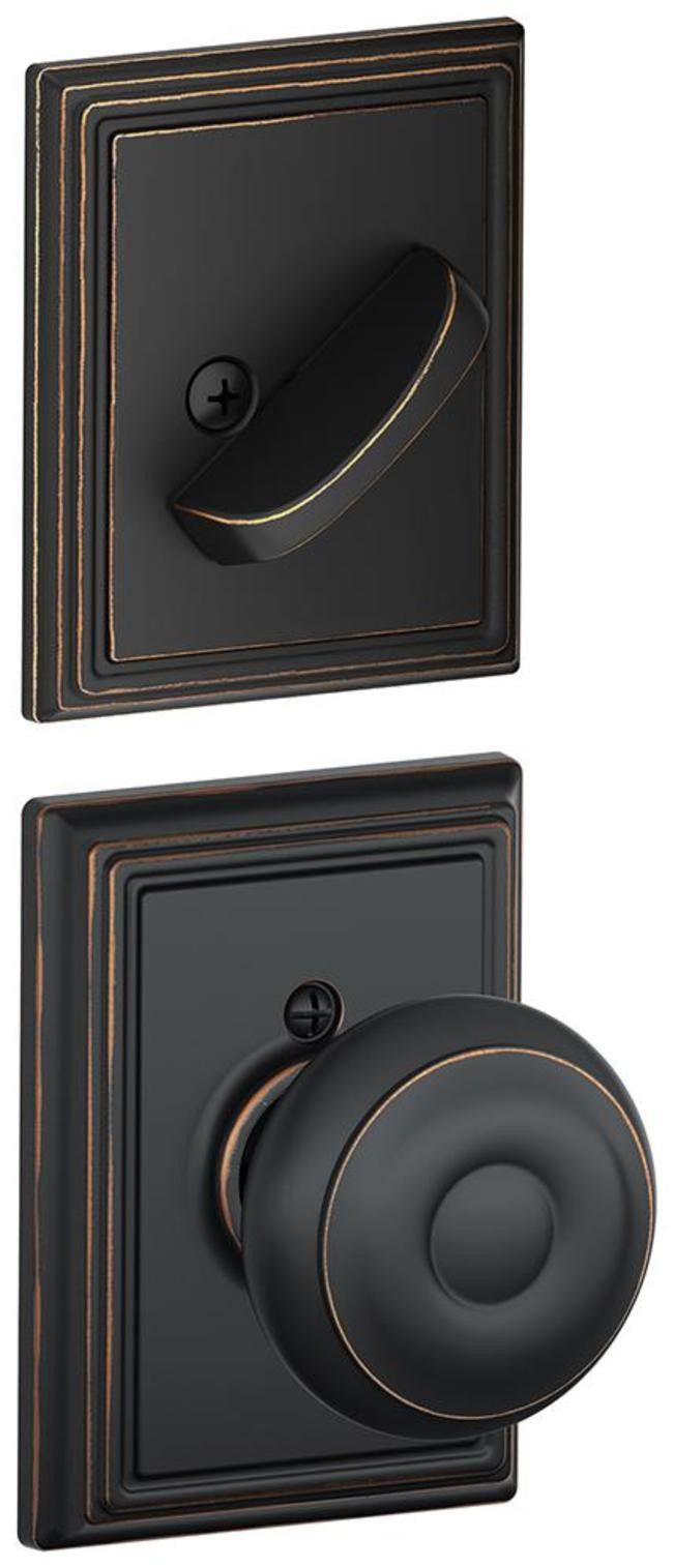 Schlage F59 Geo 716 Add Georgian Single Cylinder Interior Pack