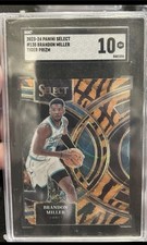 2023-24 Panini Select TIGER PRIZM / Brandon Miller ROOKIE / SGC 10 GEM MINT