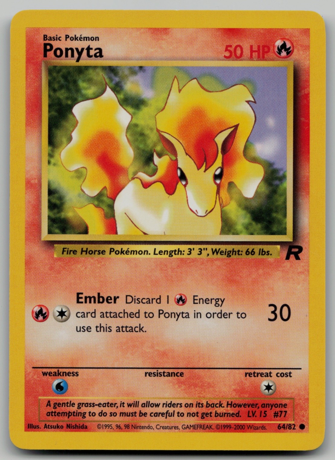 Ponyta Common Team Rocket 64/82 NM