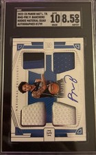 2022 Panini National Treasures RC Quad Material Auto Paolo Banchero /99 SGC