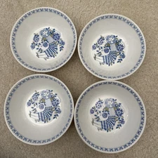 Lot of 4 Figgjo Flint Norway Lotte 6" Cereal Bowls