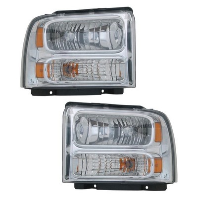 For Ford Excursion 05 Headlight Set Driver & Passenger Side Replacement