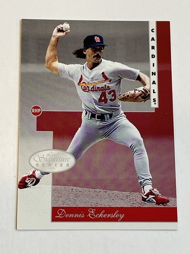 1996 Leaf Signature Series Dennis Eckersley #144 card