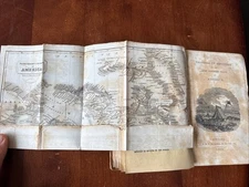 Harper's Natural History 1833 Northern Coast America Map Cabot Behring Voyages