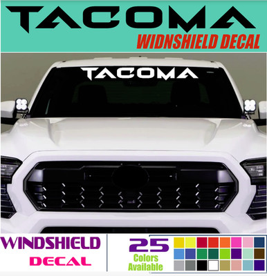 TACOMA Windshield Custom Decal, QUATER PANEL Sticker  18''  20'' 30'' 40'' 50'' (TA14
