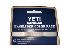 YETI RAMBLER MAGSLIDER COLOR PACK 3 MAGNETS FOR LIDS CAPE TAUPE NEW Cream Khaki