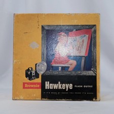 Vintage Kodak Brownie Hawkeye Flash Camera 620 Film Boxed Set KODALITE USA