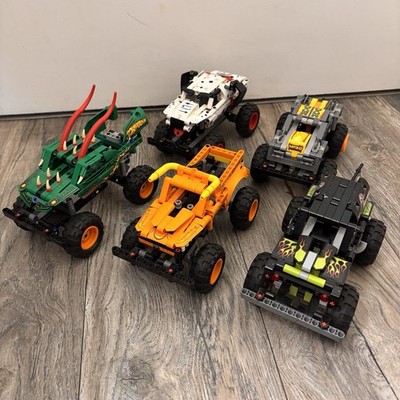 Lego Technic Monster Jam Collection Lot 5 Sets - READ