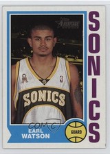 2001-02 Topps Heritage Earl Watson #107 19k9