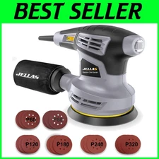 13000RPM Variable Speed 5-Inch Random Orbital Sander with High Dust Collection