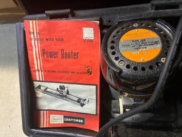 Craftsman Power Router 315.17380