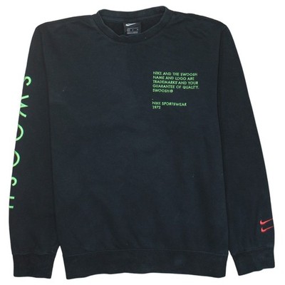 Schwarzer Pullover Sweatshirt Herren UK Größe M Nike