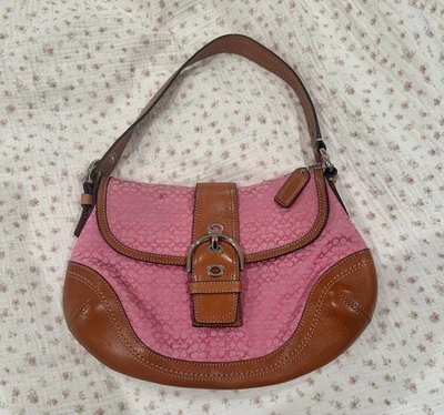 Coach Pink Soho Handbag for sale | eBay
