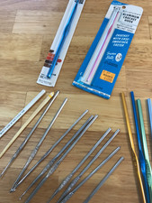 lot of 17 new  used Crochet Hooks mostly Boye   ..s4