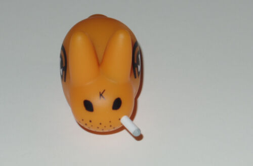 Kidrobot Lore of the Labbit Orange Eye Of Horus 1.5" Vinyl Figure Frank Kozik - Picture 2 of 5