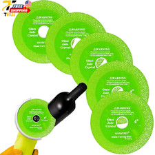 5 Pcs Glass Cutting Disc for Angle Grinder 4" Ceramic Tile Cutter Blade Ultra