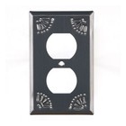 Single Outlet Cover with Chisel in Country Tin -4