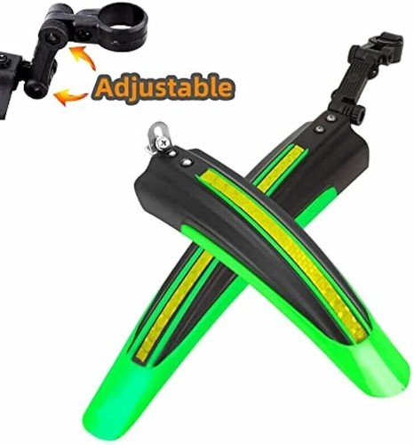 Bike Fender Set with 26ft DIY Reflective Tape, Adjustable Bicycle Fenders - Picture 2 of 5