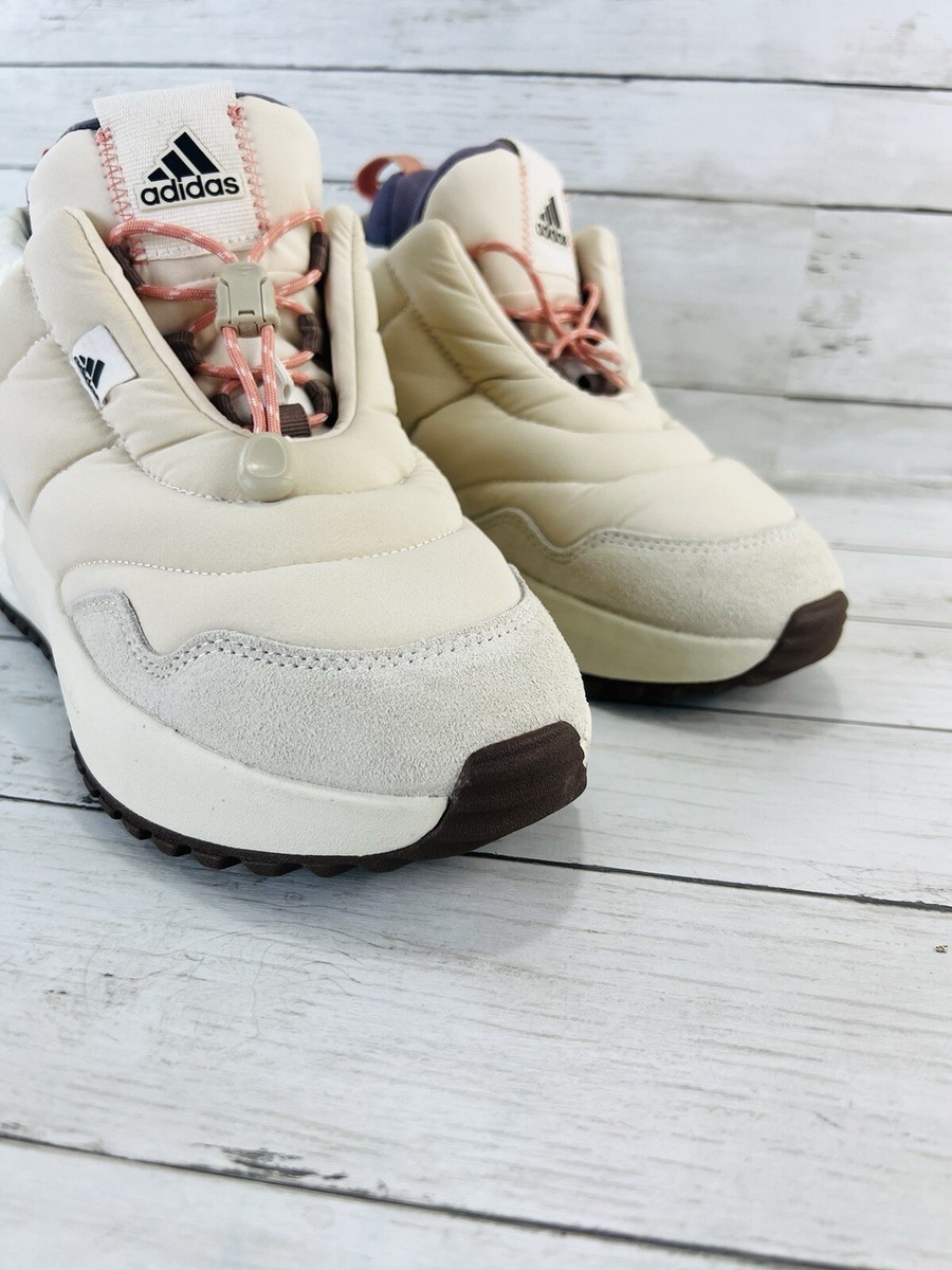 Womens Adidas X_PLRBOOST Puffer Sneaker/Boots Chalk White Carbon