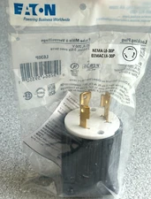 NEW Eaton L630P Industrial Grade Locking Plug 30A 250V 2P3W NEMA L6-30P