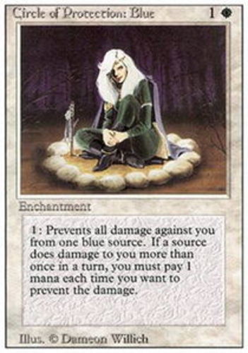 MTG - Circle of Protection: Blue - 3rd Edition (Revised) - NM, English Magic FLA - Picture 1 of 1