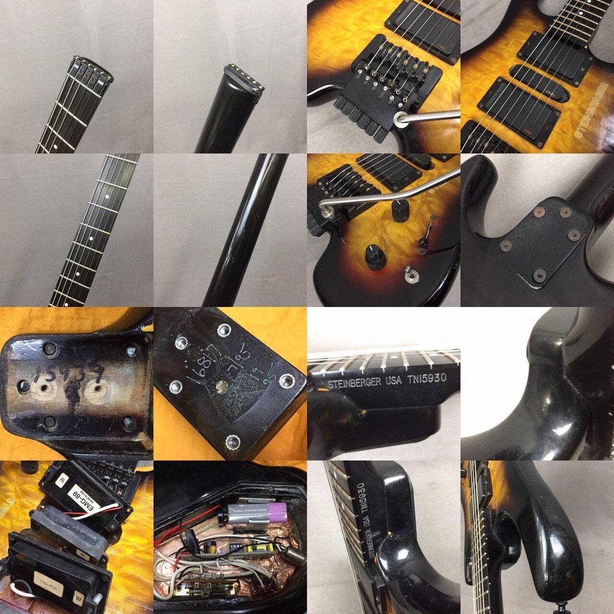 Steinberger USA GM7TA Honey Burst 1995 Electric Guitar | eBay