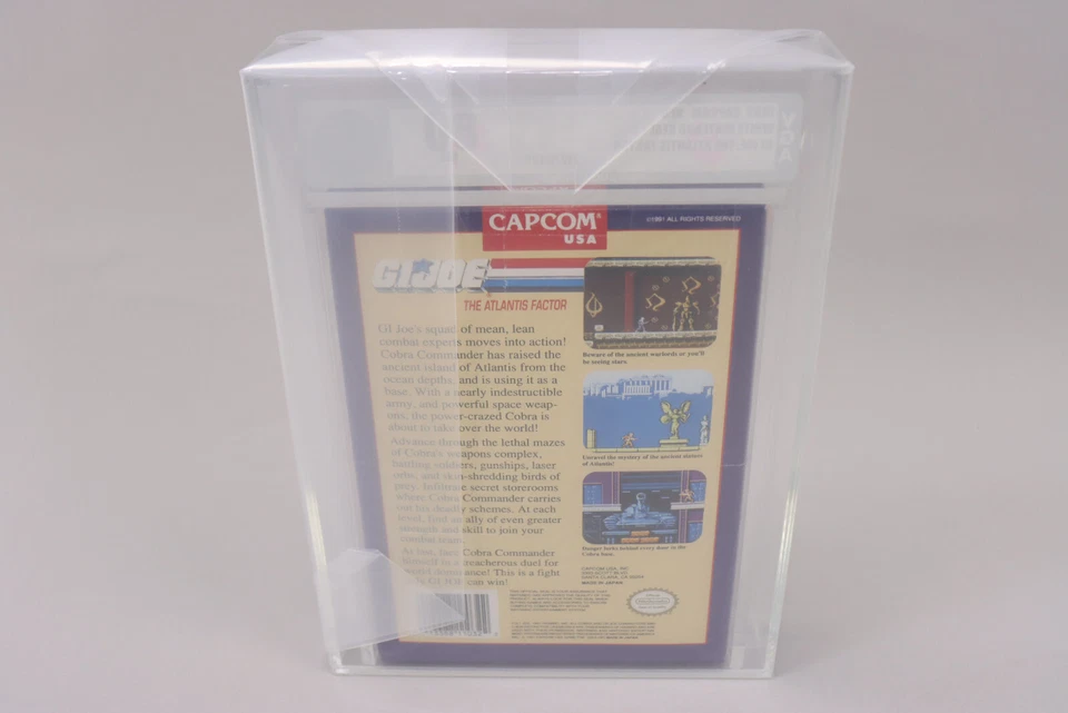 GI Joe: The Atlantis Factor Nintendo NES New Sealed 1992 Capcom VGA Grade 80 NM - Image 4 of 4
