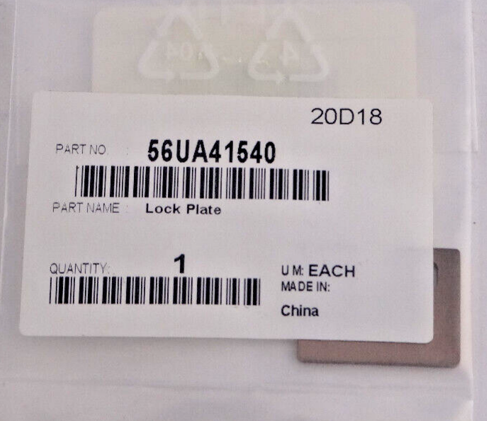 Genuine Konica Minolta 56UA41540 Lock Plate Brand New OEM Free Shipping eBay