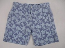 Vineyard Vines Shorts Men's Size 36 Blue Floral Stretch Chino Casual